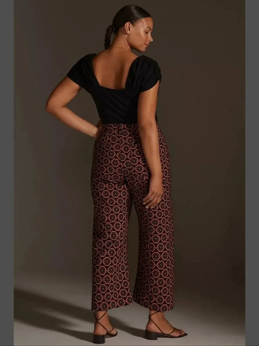 Anthropologie Maeve The Colette High-Rise Wide-Leg Retro Pants 34 - Picture 3 of 7